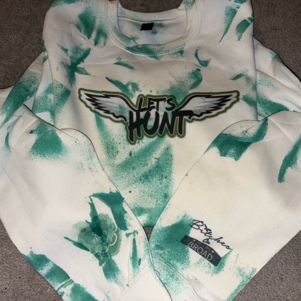 Eagles tie dye sweatshirt
